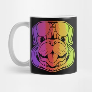 Pug Dog Colorful Design Mug